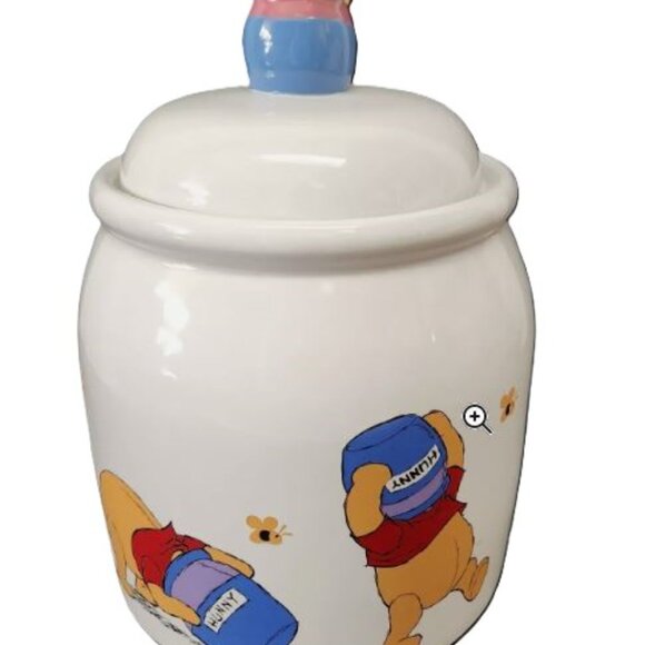 New in Box Treasure Craft Winnie The Pooh Cookie Crock #400-171 - Picture 5 of 7